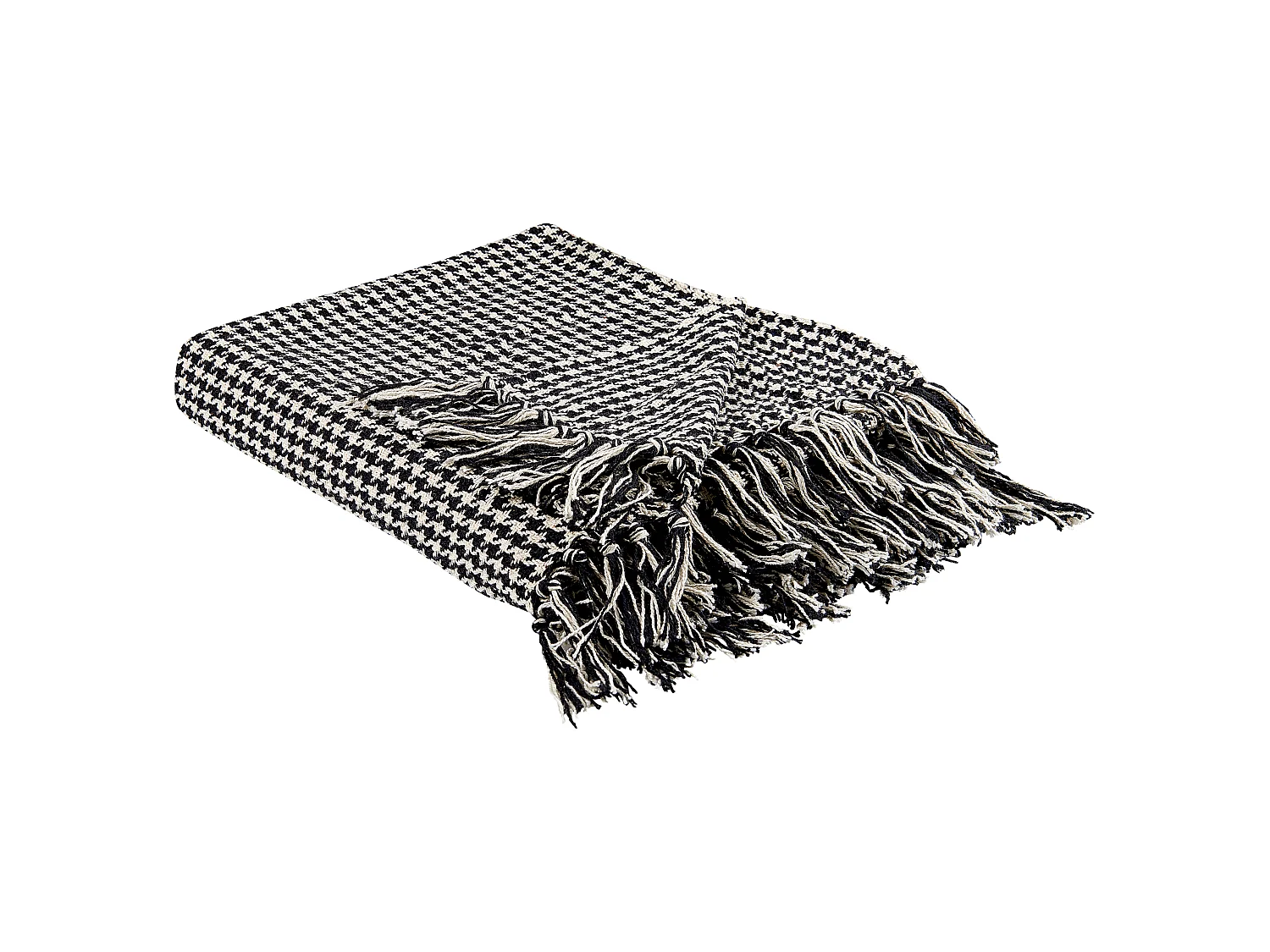 Couverture DAMEK Coton 125 x 150 cm Noir