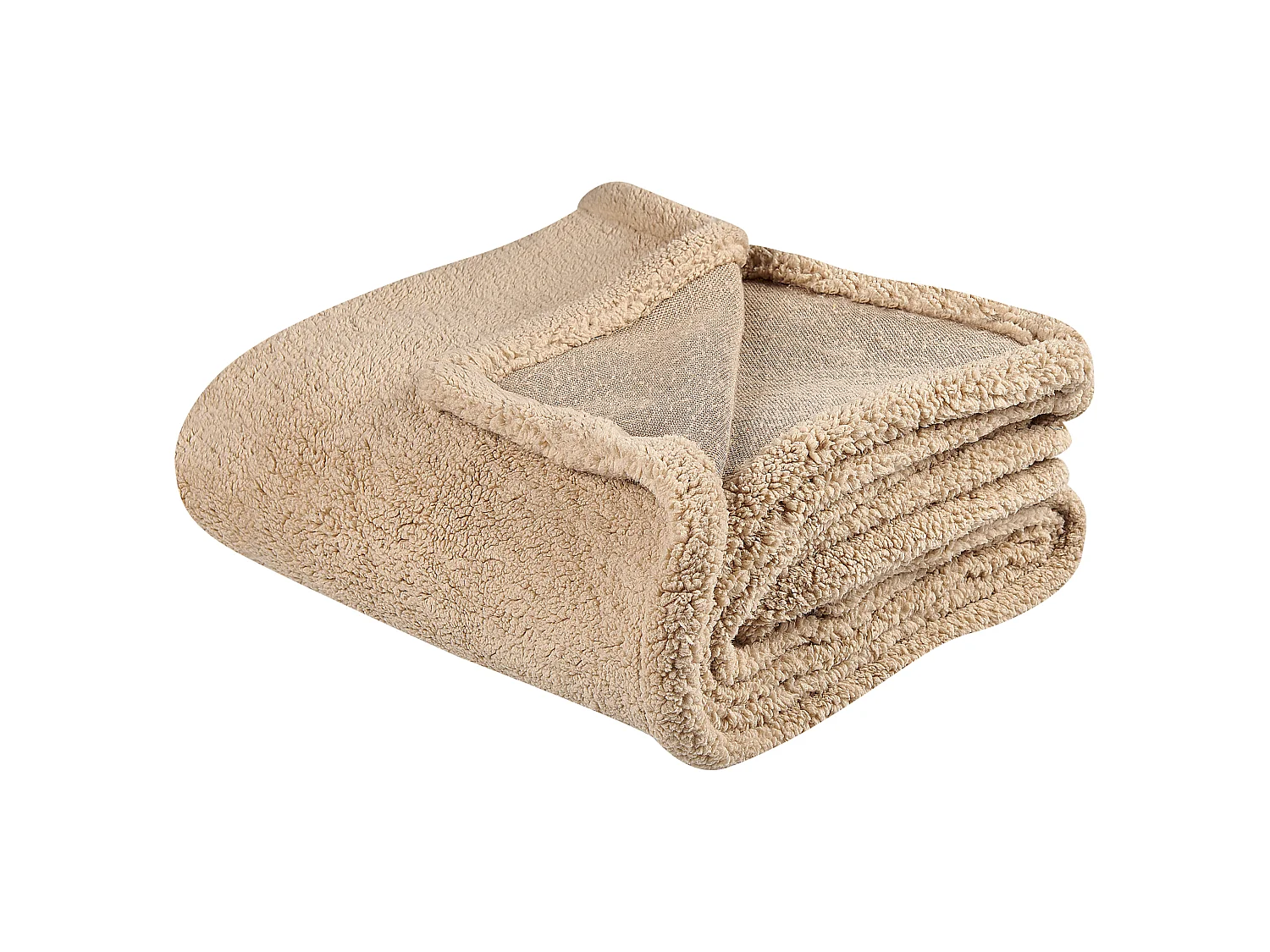 Couverture MIRGE 125 x 150 cm Beige sable