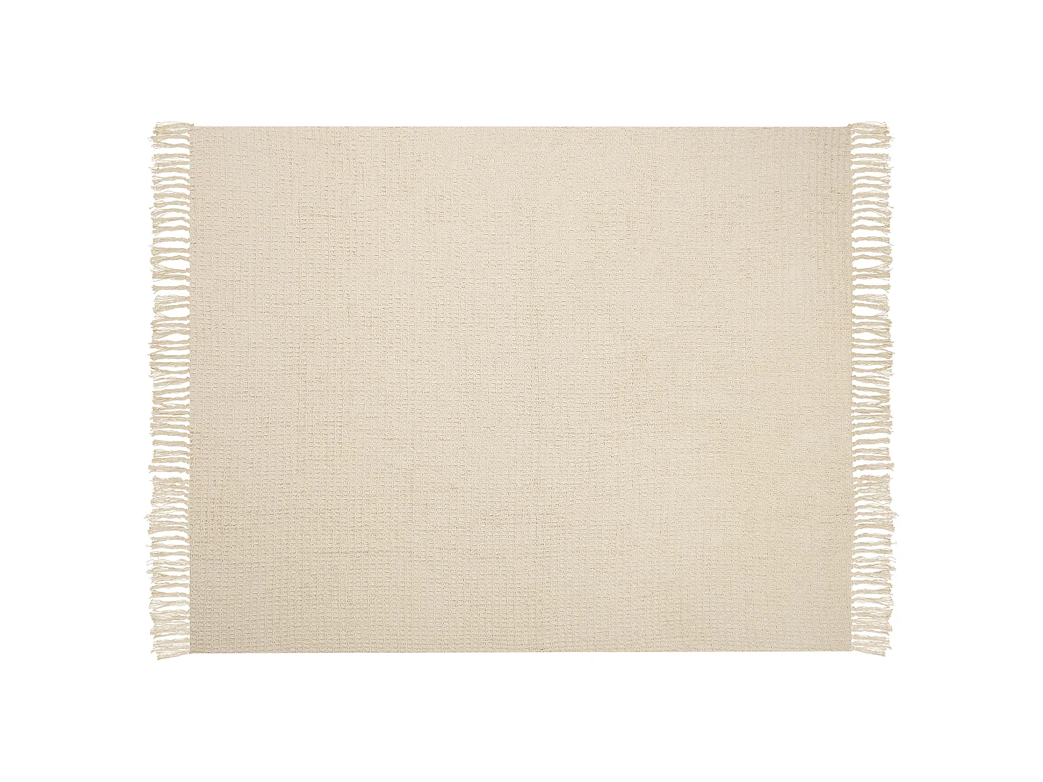 Couverture MALU Coton 125 x 150 cm Beige clair