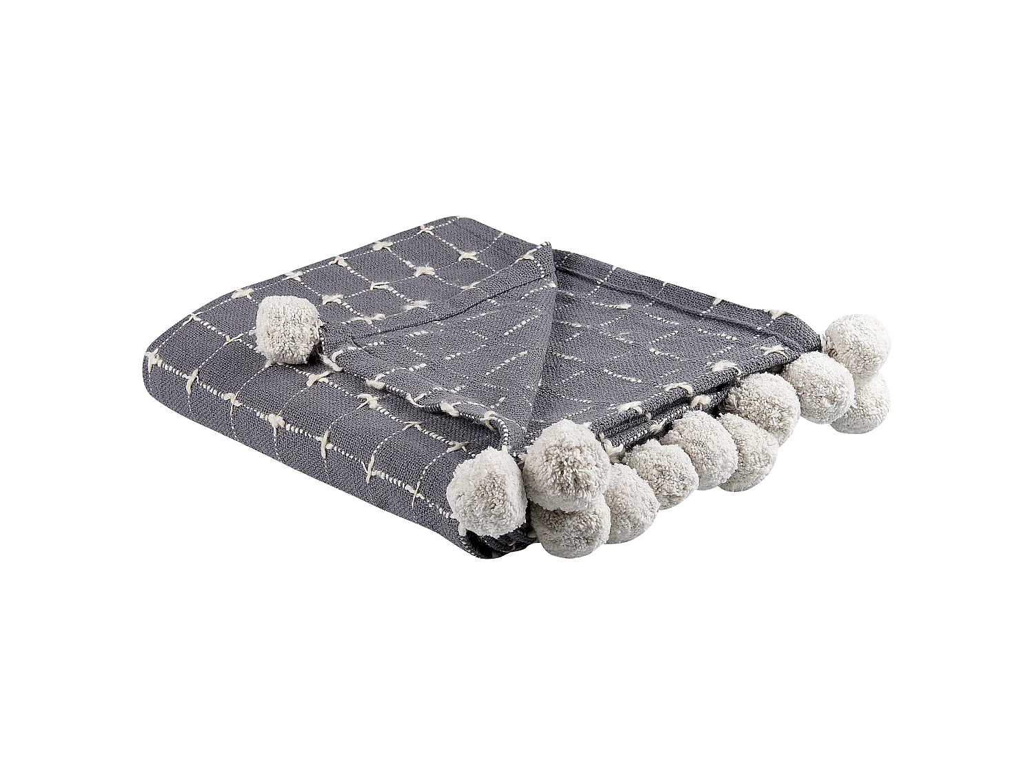 Manta YASAM Algodão 125 x 150 cm Cor de areia