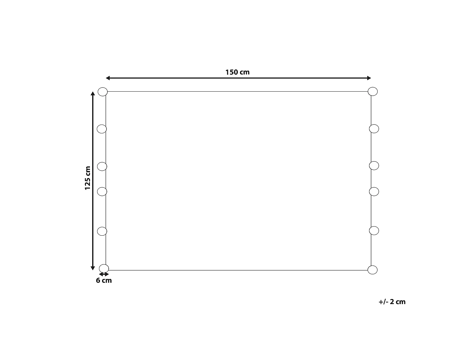 Manta YASAM Algodão 125 x 150 cm Cor de areia