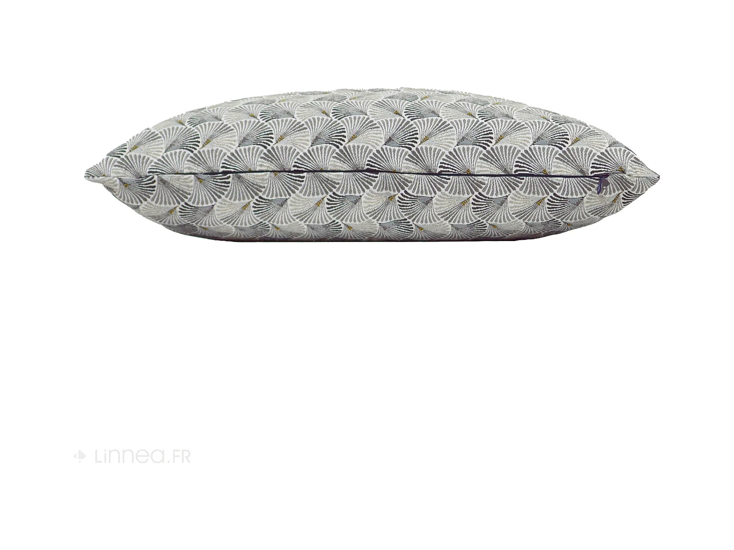 Housse de coussin 40x40 cm SHELL gris Perle