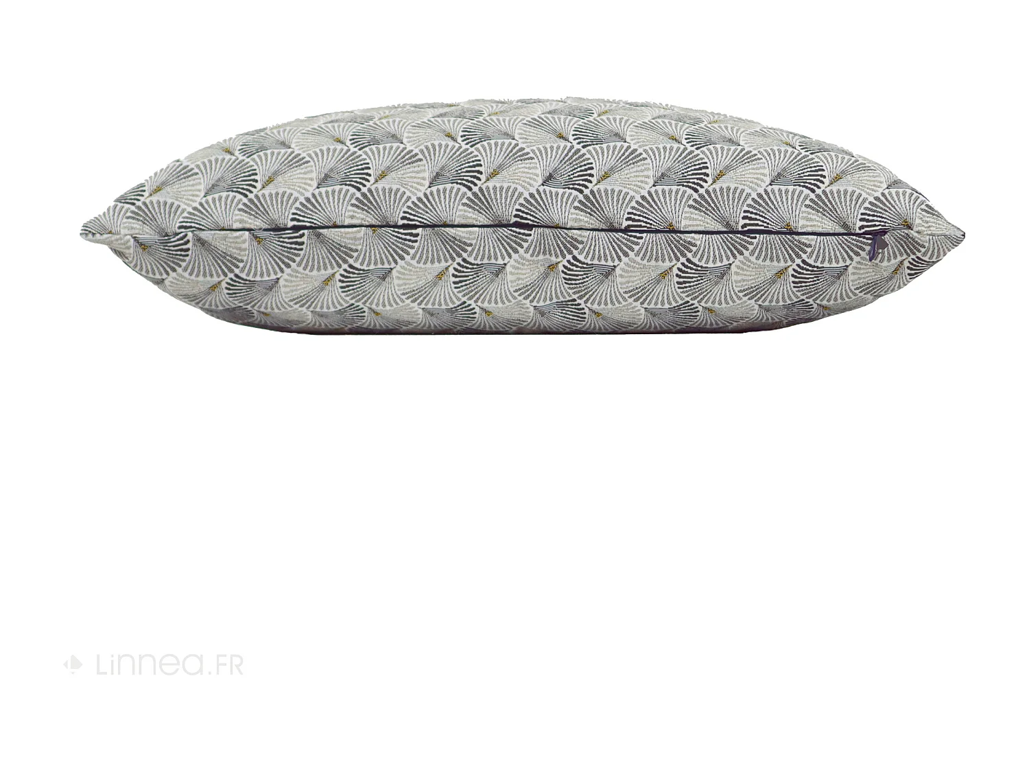 Housse de coussin 40x40 cm SHELL gris Perle