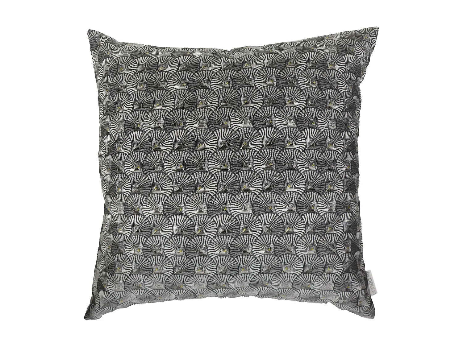Housse de coussin 60x60 cm SHELL gris Argent