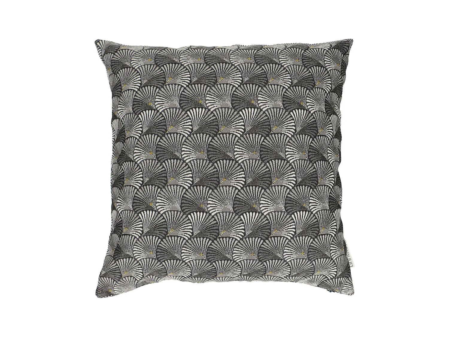 Housse de coussin 45x45 cm SHELL gris Argent