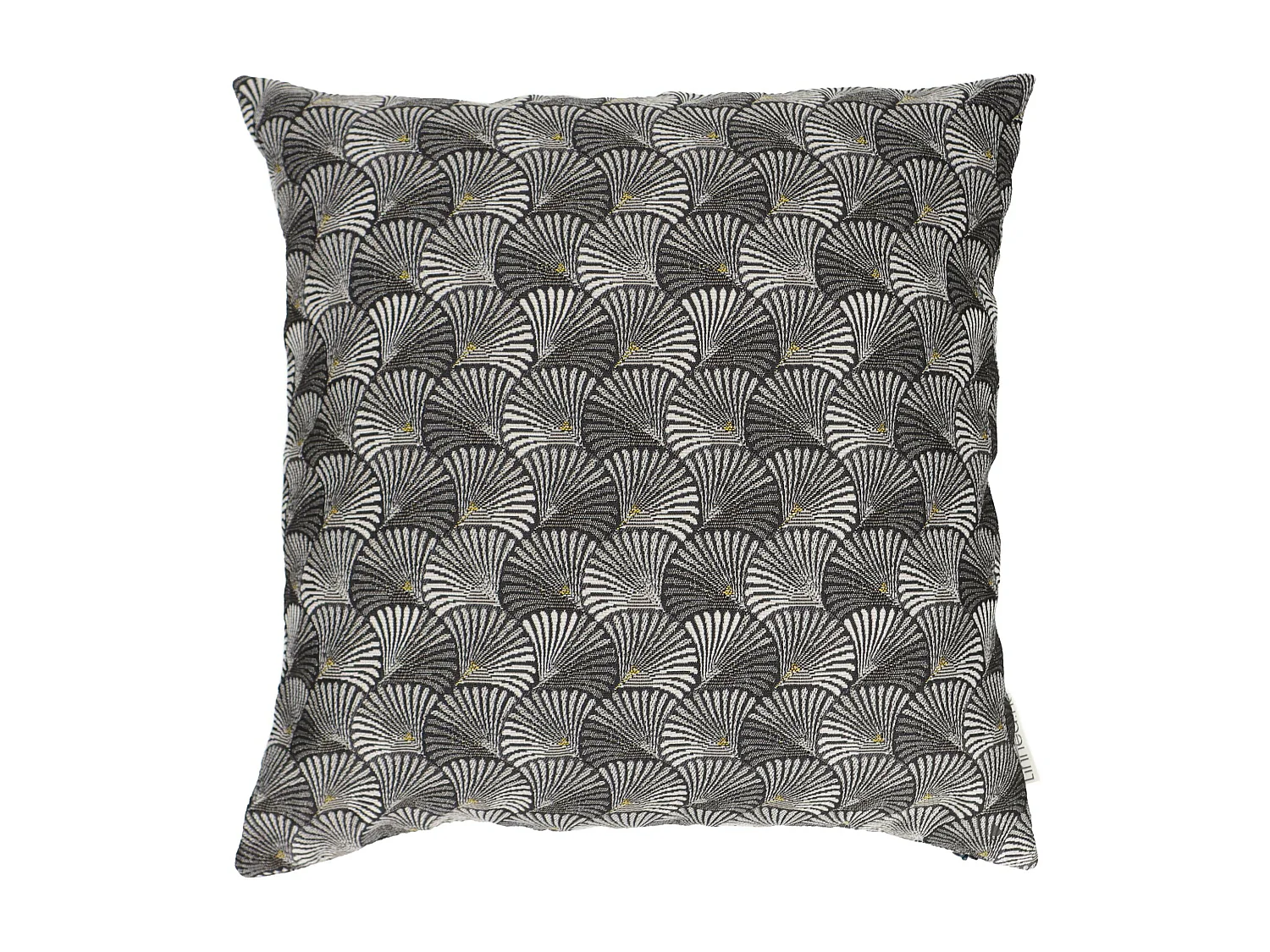 Housse de coussin 45x45 cm SHELL gris Argent