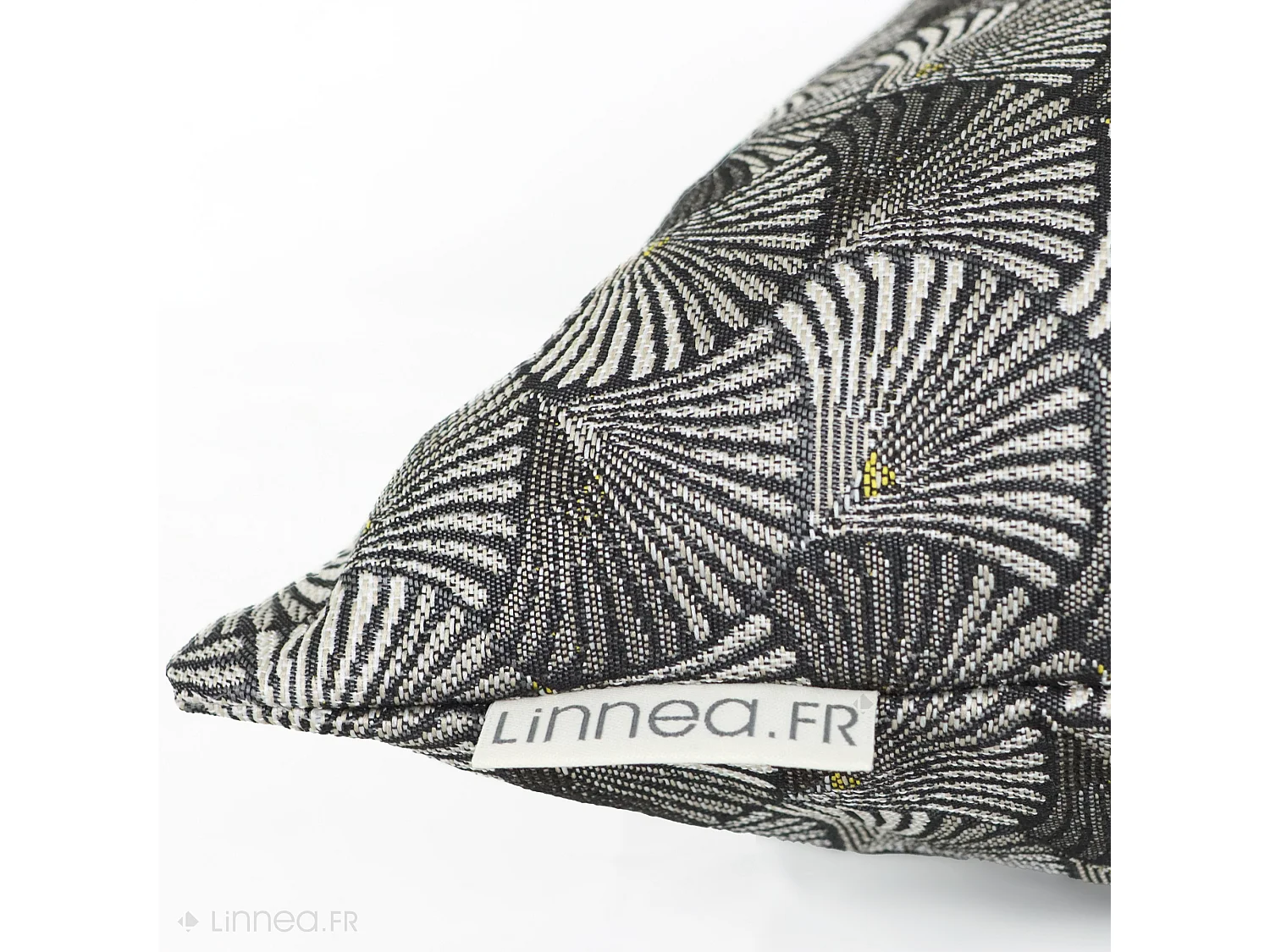 Housse de coussin 45x45 cm SHELL gris Argent