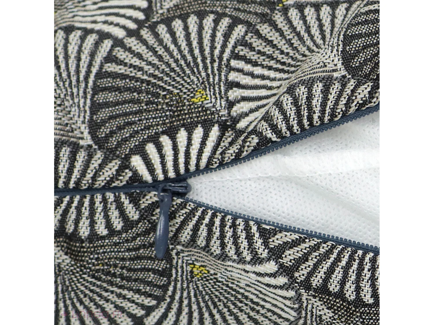 Housse de coussin 45x45 cm SHELL gris Argent