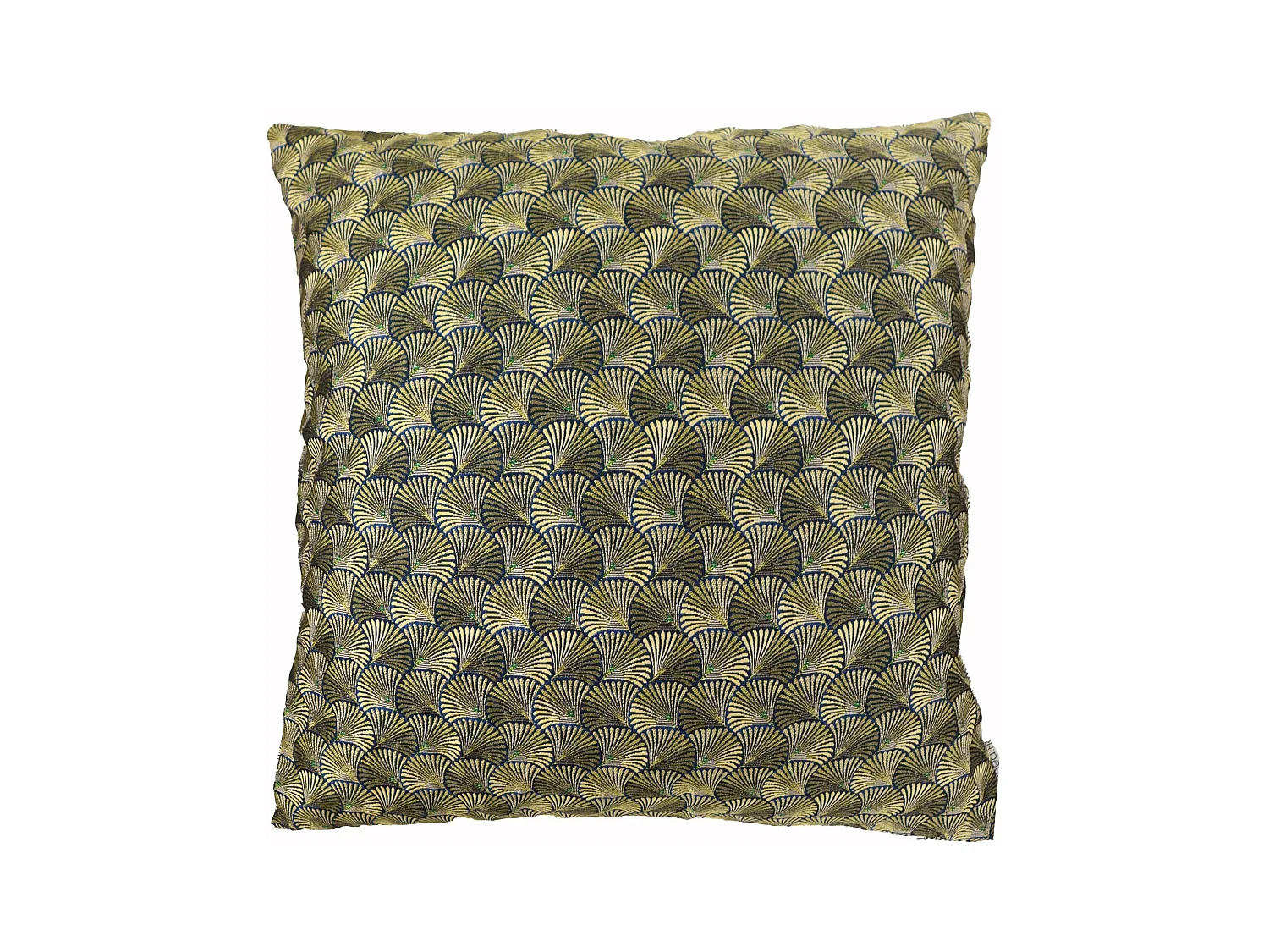 Housse de coussin 60x60 cm SHELL bleu Marine