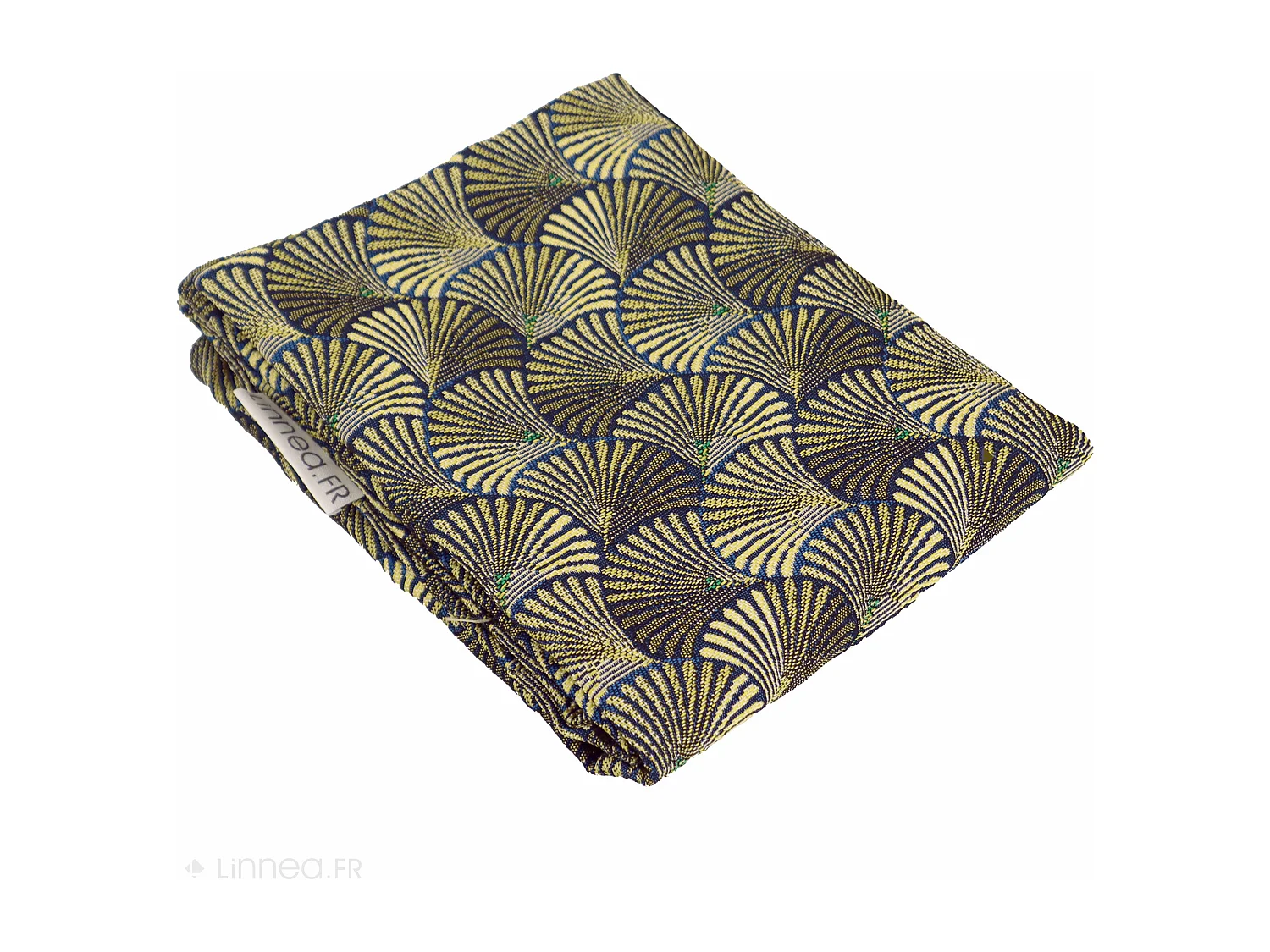 Housse de coussin 60x60 cm SHELL bleu Marine