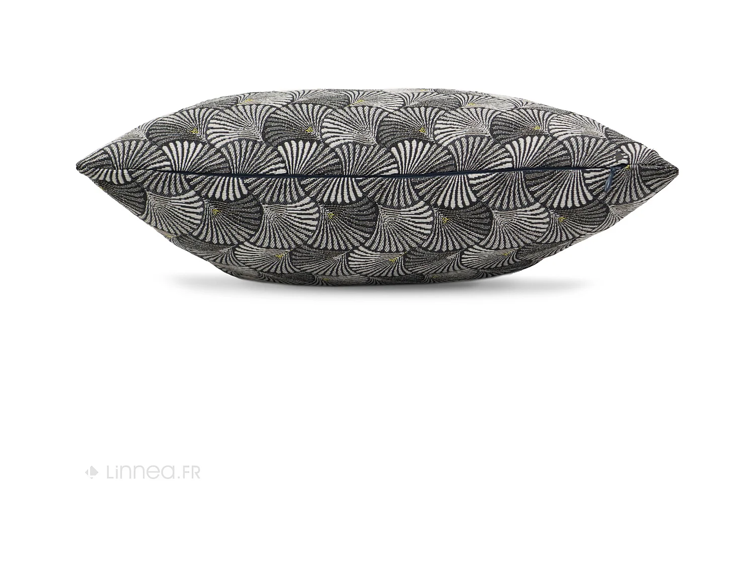 Housse de coussin 40x40 cm SHELL gris Argent
