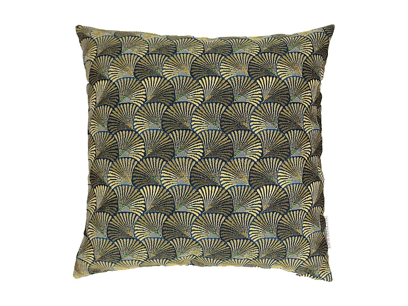 Housse de coussin 40x40 cm SHELL bleu Marine