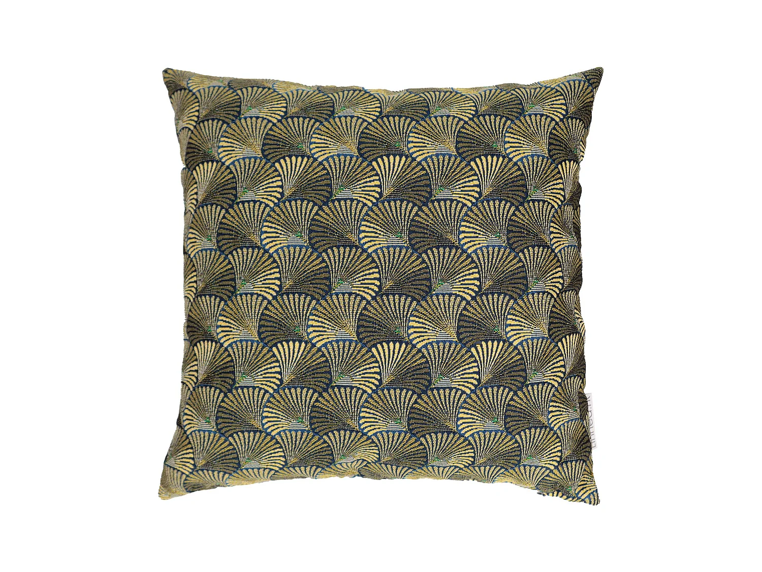 Housse de coussin 40x40 cm SHELL bleu Marine