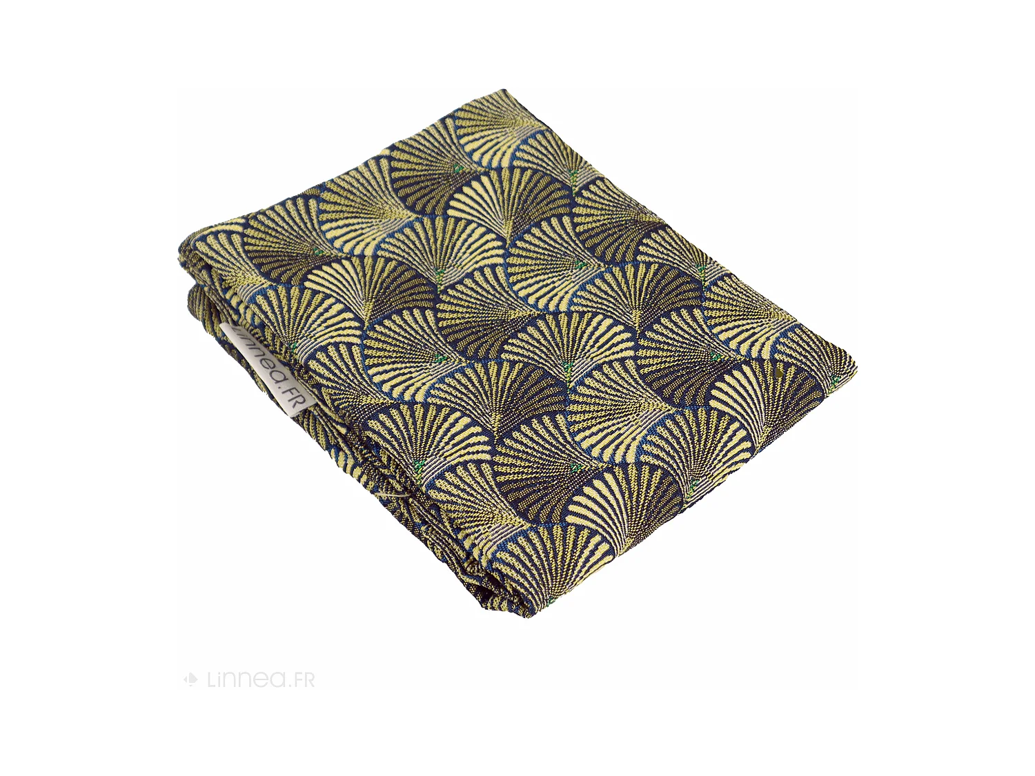 Housse de coussin 40x40 cm SHELL bleu Marine