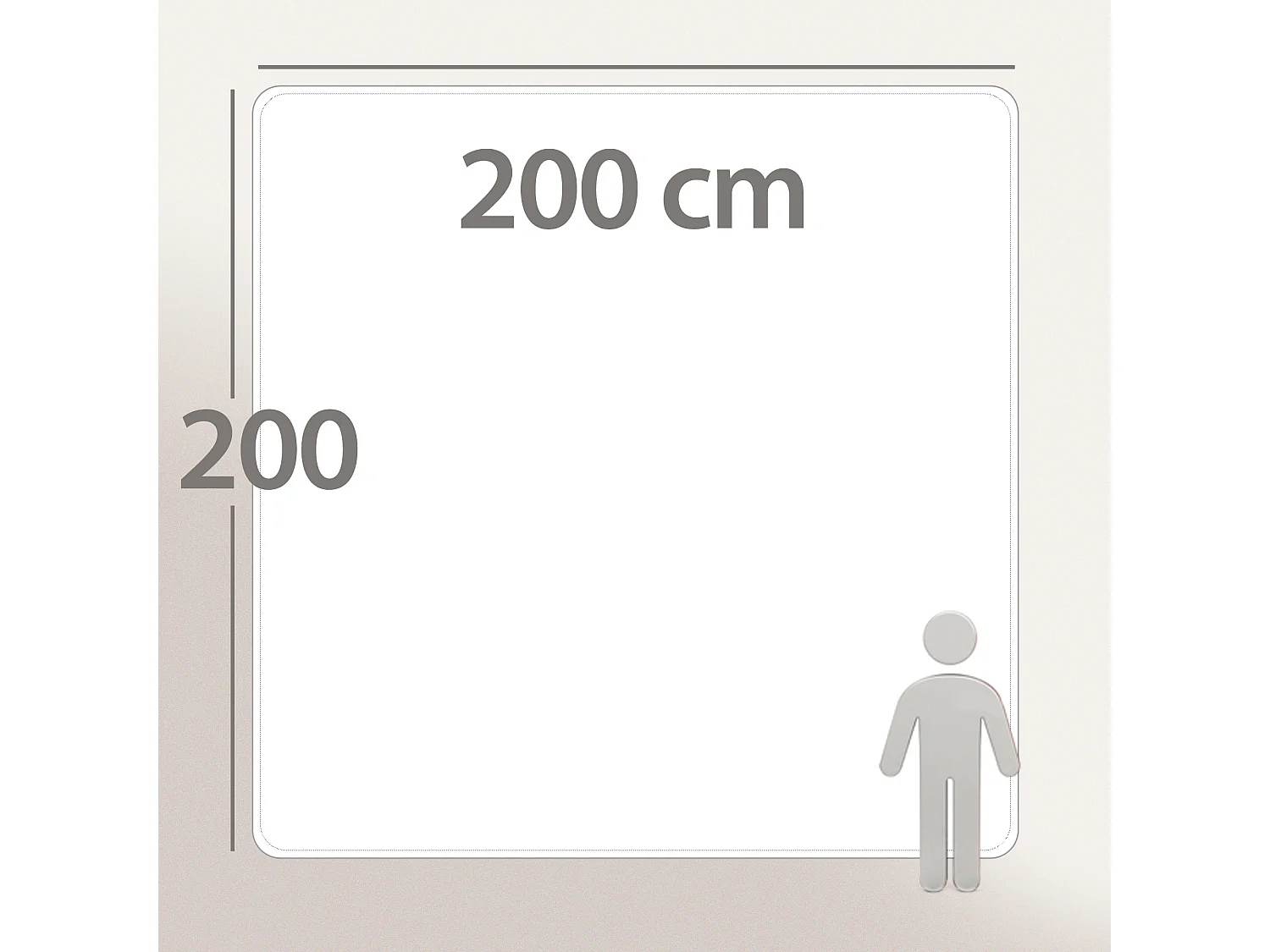 Couette hiver 200x200 cm COCOON BICOLORE Petrole/Mastic garnissage fibre polyester 400 g/m2