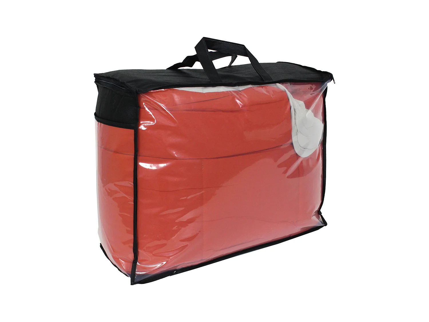 Couette hiver 140x200 cm COCOON BICOLORE Gingembre/Galet garnissage fibre polyester 400 g/m2