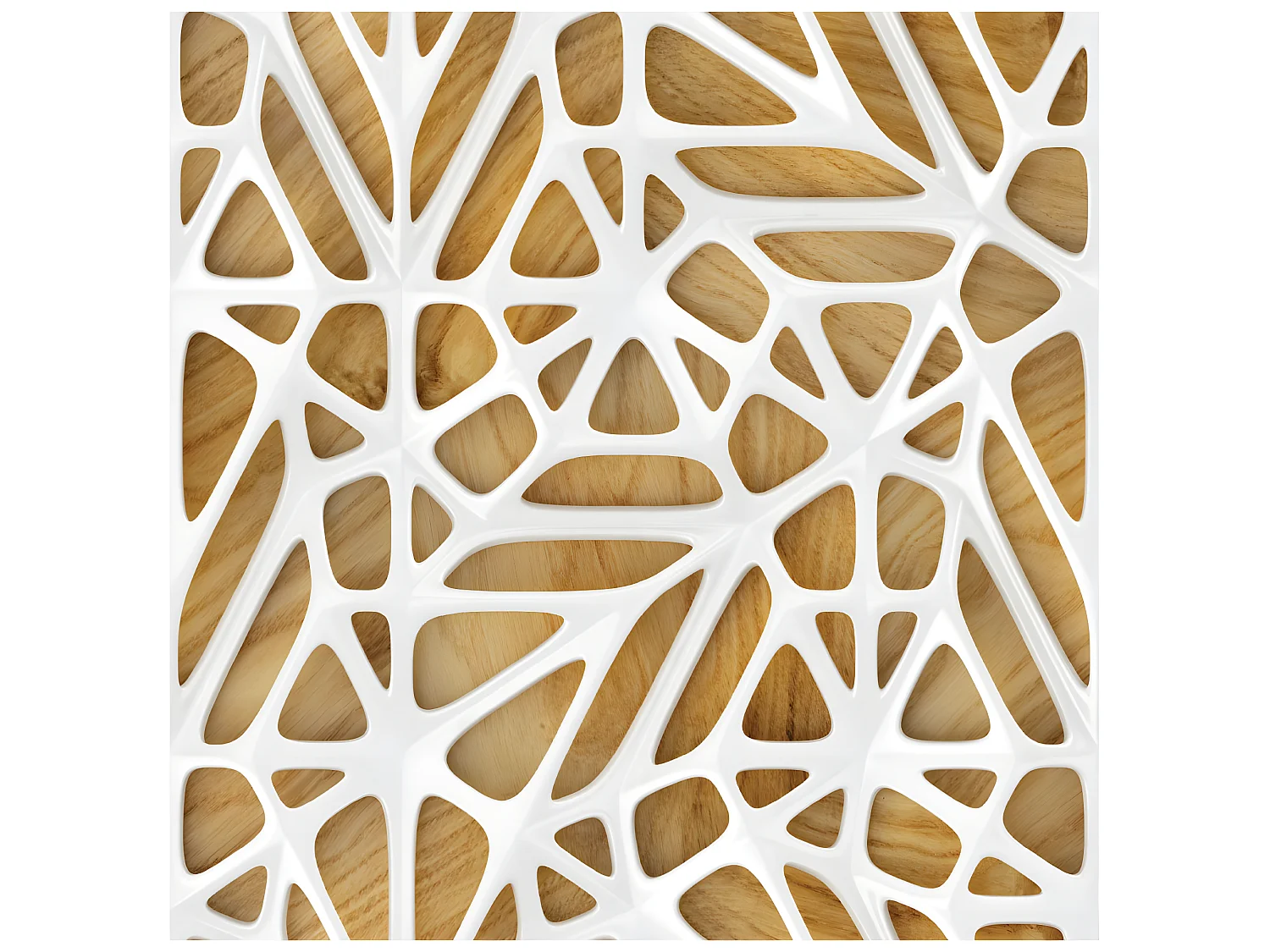 Sticker effet papier peint - BOIS DESIGN - 50x50cm