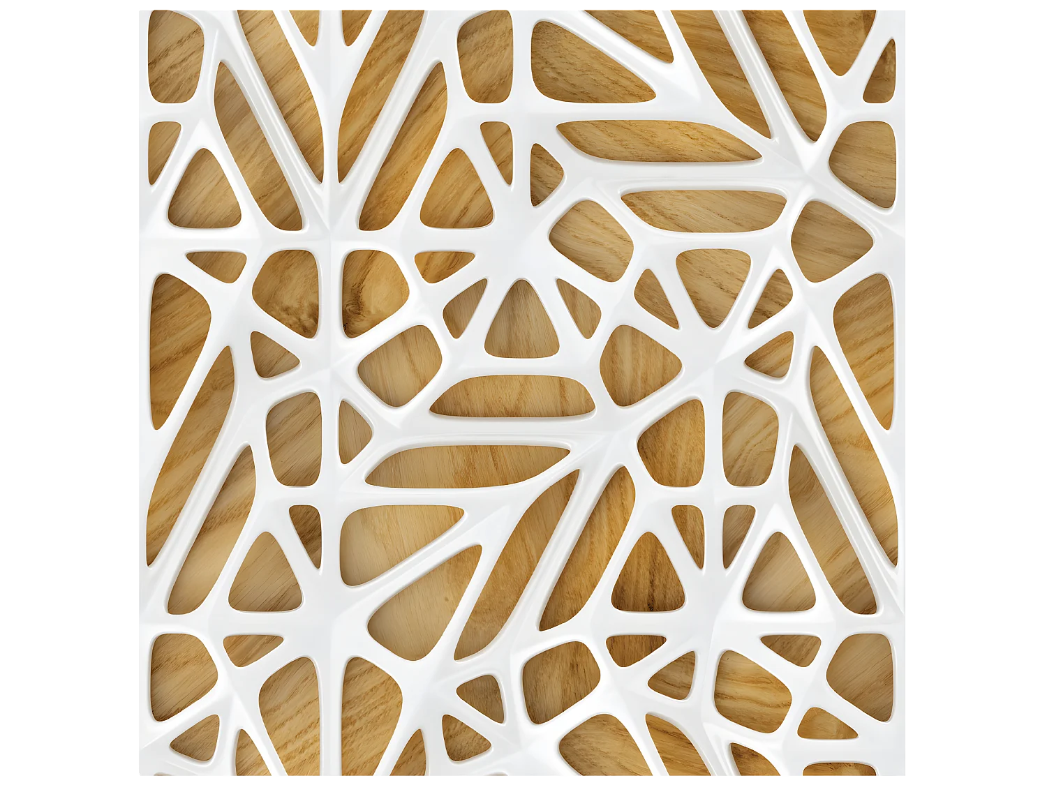 Sticker effet papier peint - BOIS DESIGN - 50x50cm