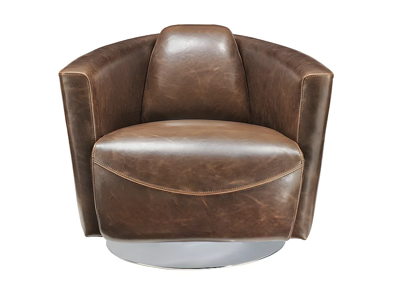 Fauteuil met rechte rugleuning