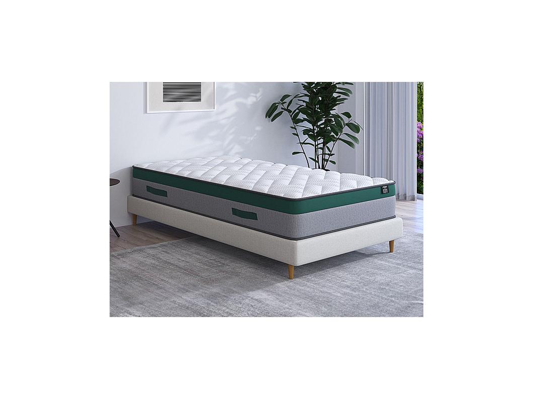 Matelas 90 x 200 cm ressorts ensachés ép.22cm - PRESTIGE de YSMÉE