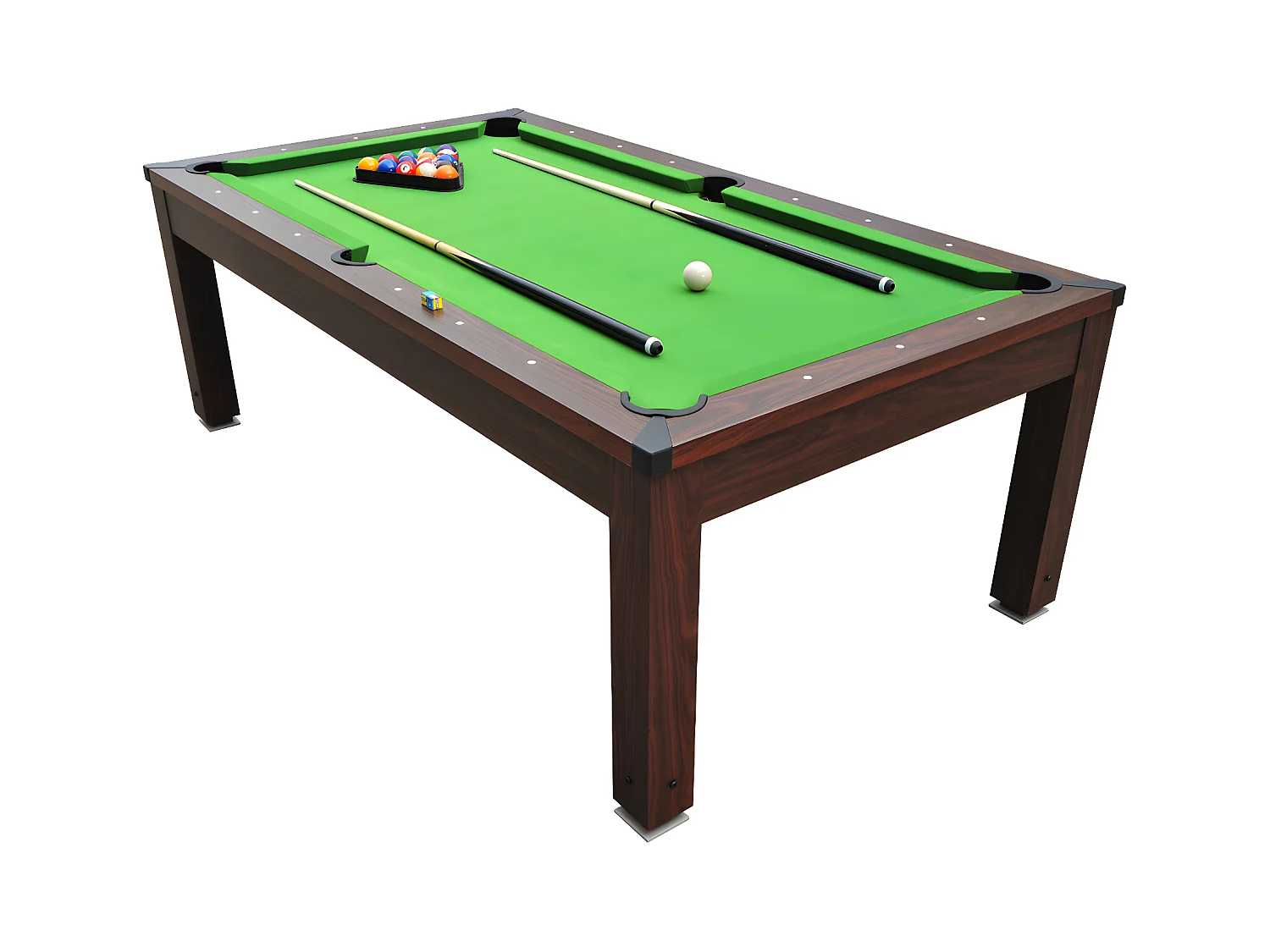 Table transformable - Billard IMPERIALE - Hauteur ajustable -  207 x 114 x 79 cm