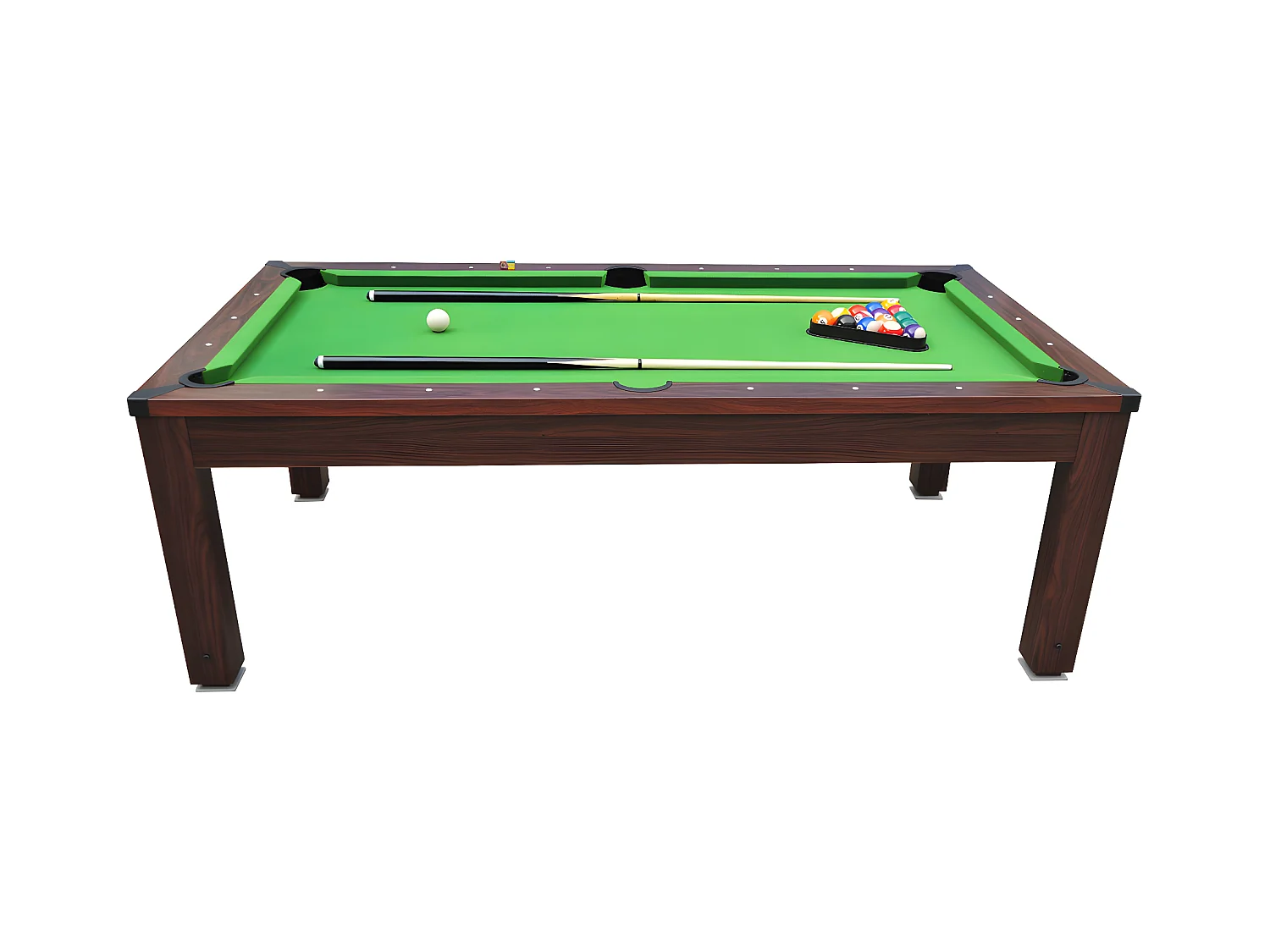 Table transformable - Billard IMPERIALE - Hauteur ajustable -  207 x 114 x 79 cm