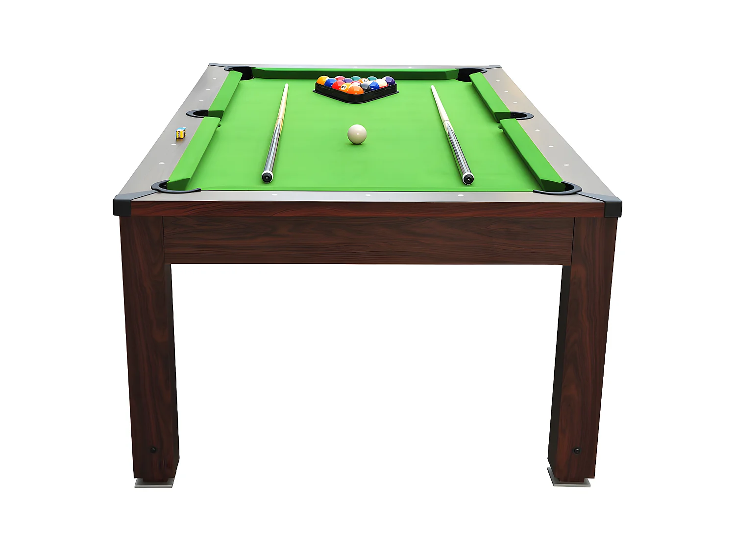 Table transformable - Billard IMPERIALE - Hauteur ajustable -  207 x 114 x 79 cm