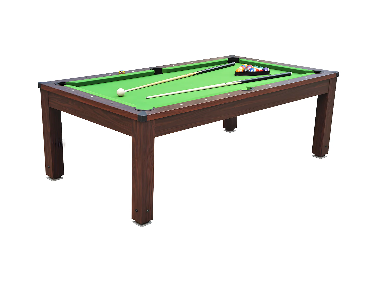 Table transformable - Billard IMPERIALE - Hauteur ajustable -  207 x 114 x 79 cm