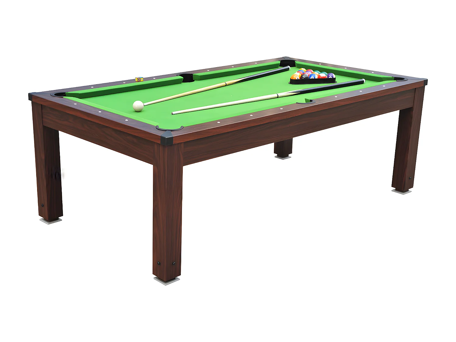 Mesa convertível - Mesa de bilhar IMPERIALE - Altura ajustável - 207*114*79 cm