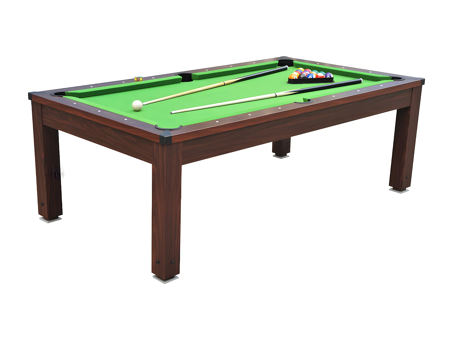 Tavolo trasformabile - Biliardo IMPERIALE - altezza regolabile - 207 x 114 x 79 cm