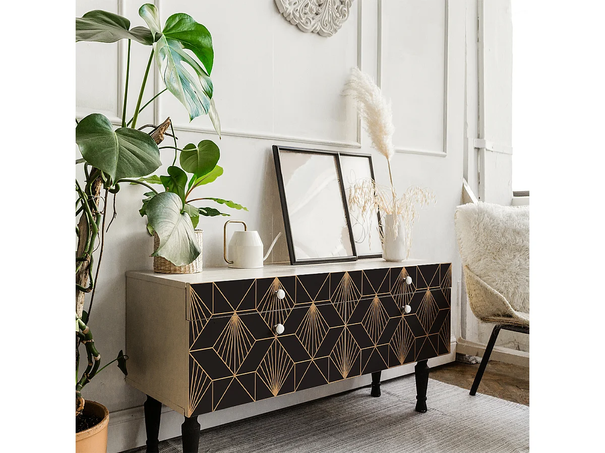 Sticker scandinave pour meuble lisarak 60 x 90 cm