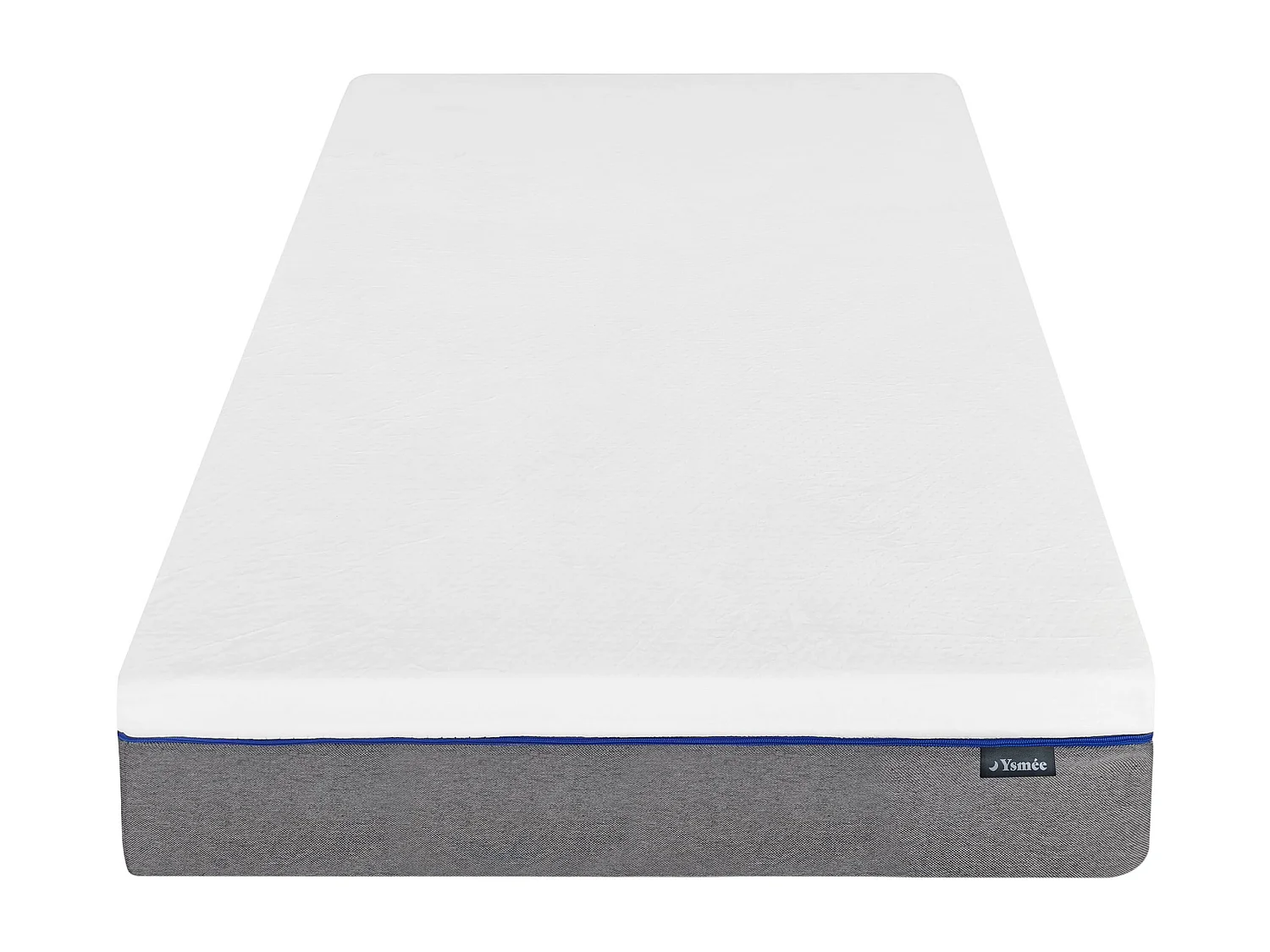 Elektrische ontspanningsset met vormgeheugen en antracieten stof JASON van NATUREA - 2 x 80 x 200 cm