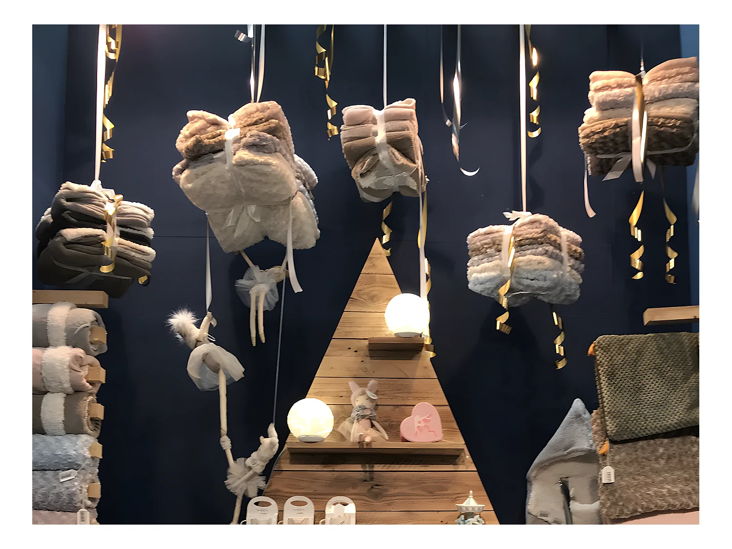 Plaid tout doux gris 75 cm x 100 cm