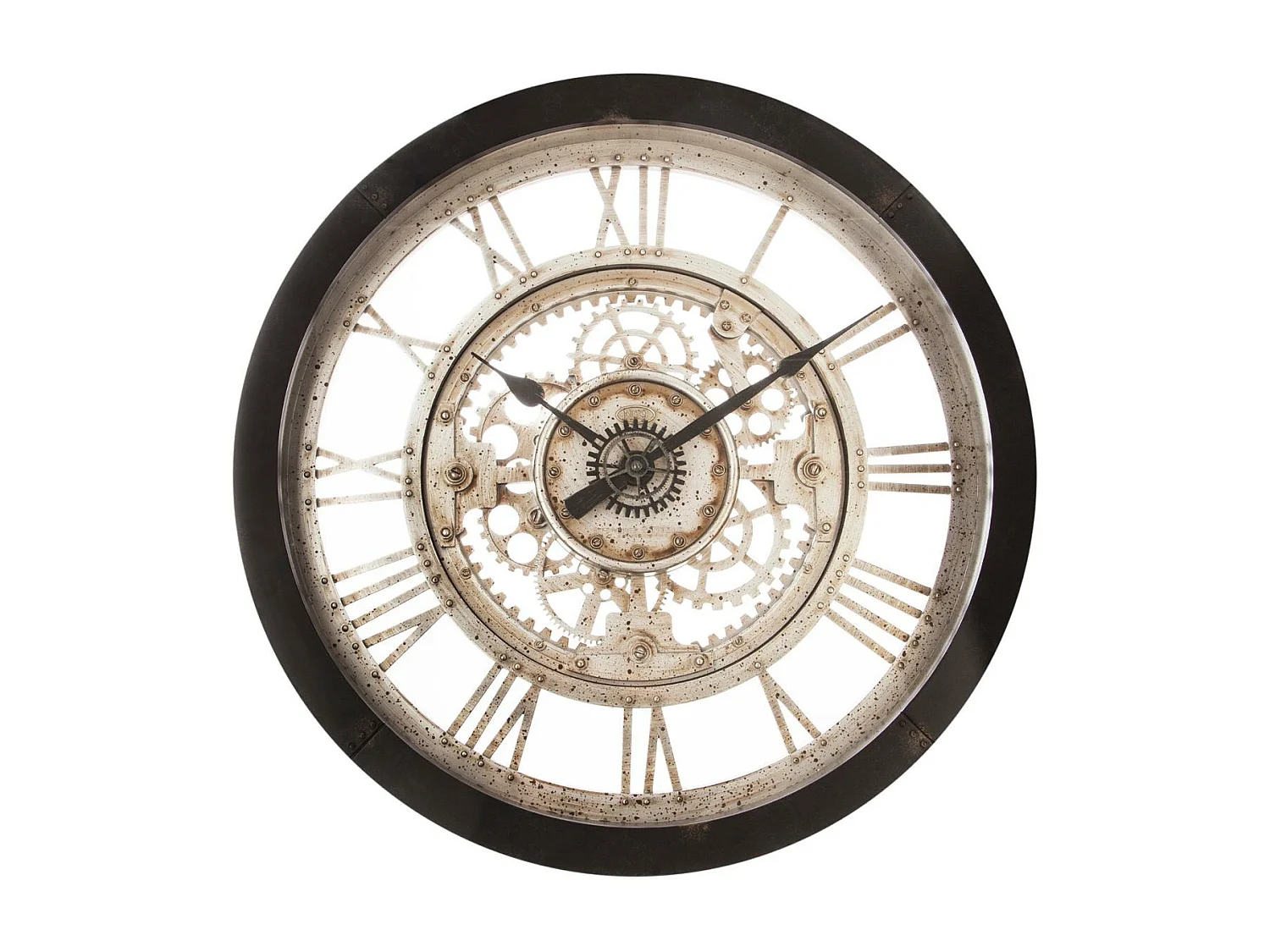 Horloge Murale "Méca" 61cm Noir