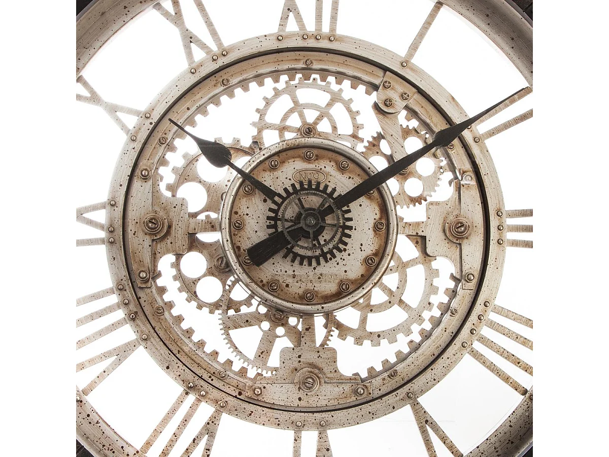 Horloge Murale "Méca" 61cm Noir