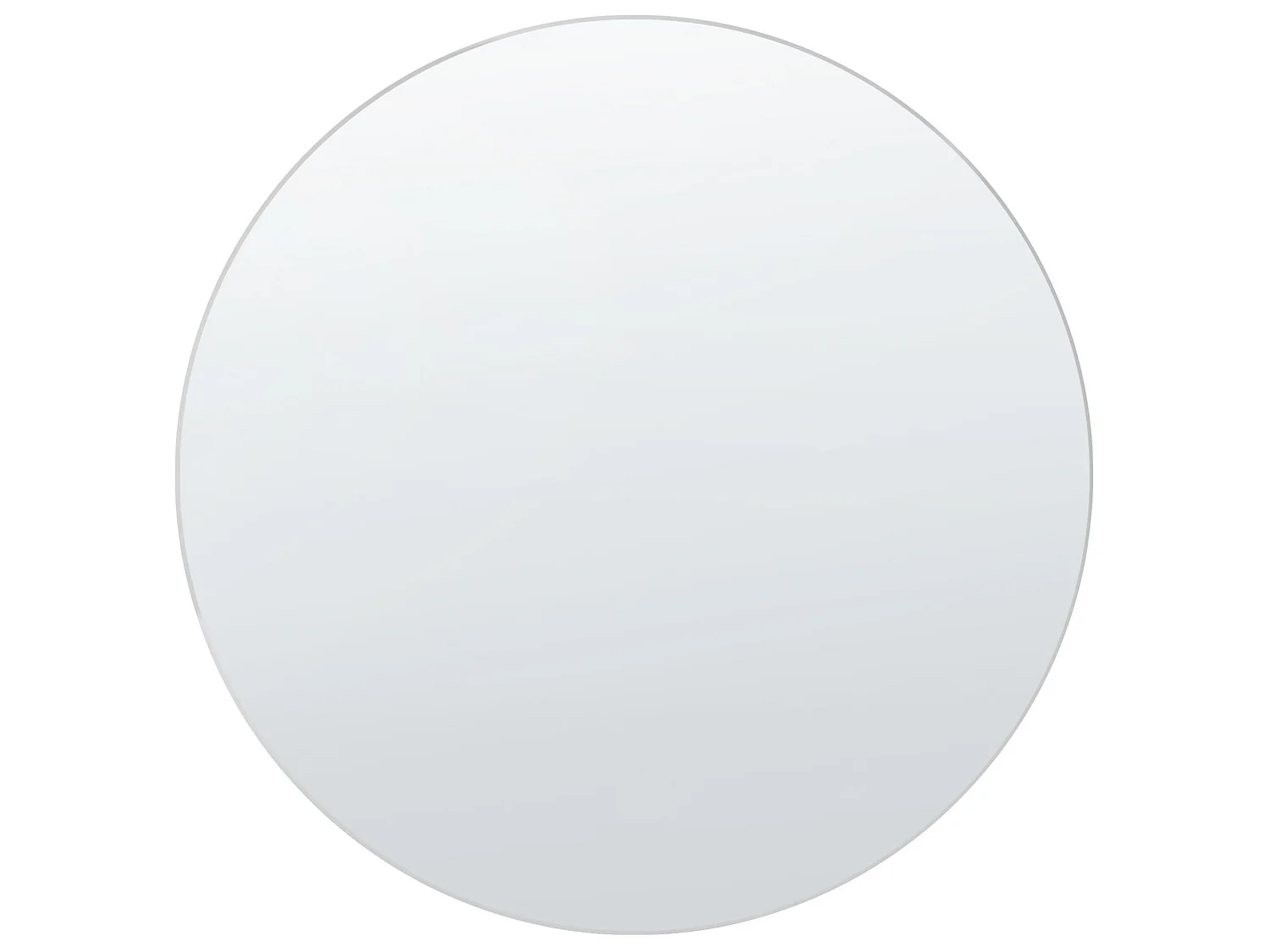 Wandspiegel AGEN 50 cm 50 cm Silber