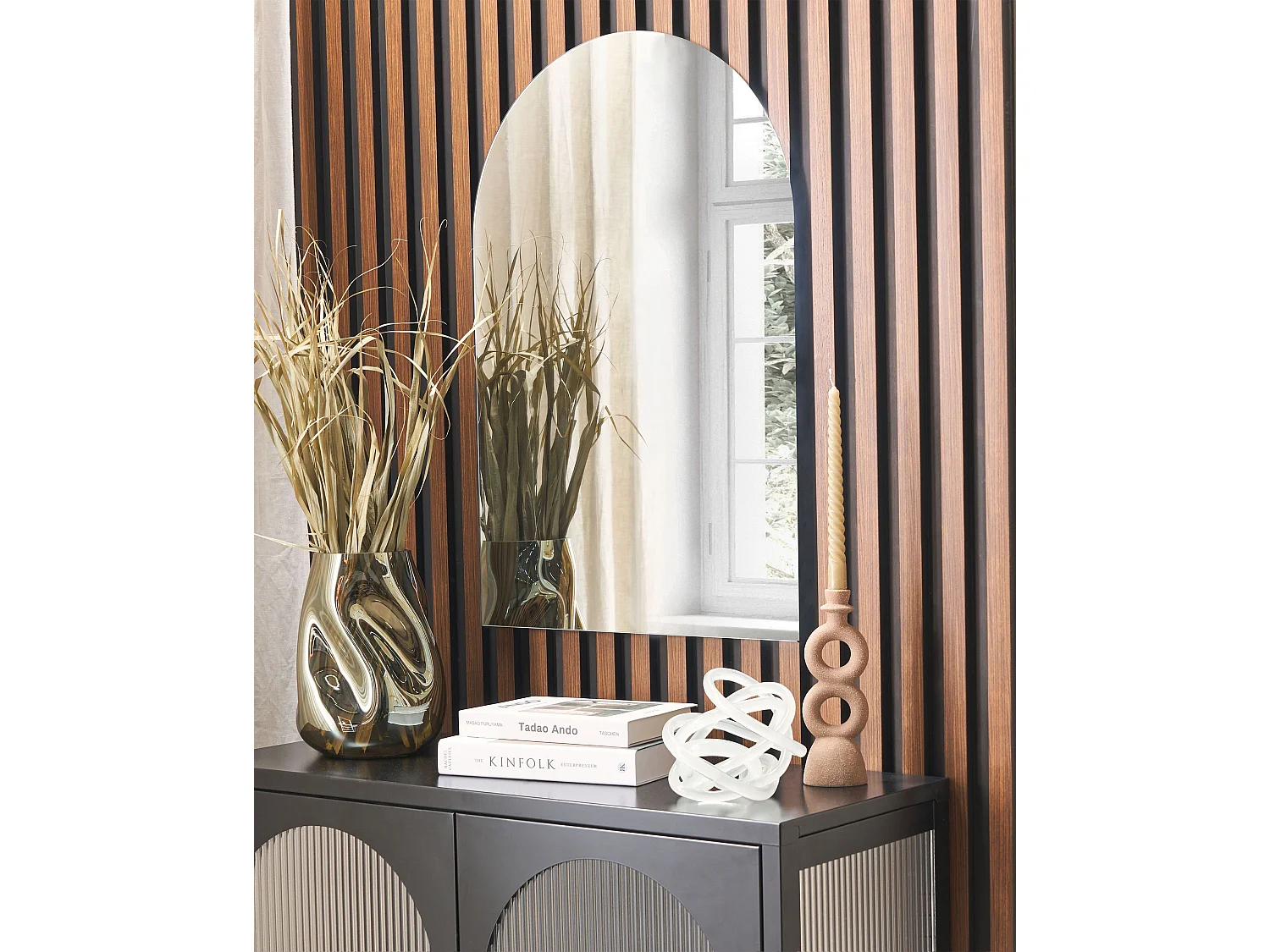 Miroir ANNECY 50 cm 75 cm Argenté