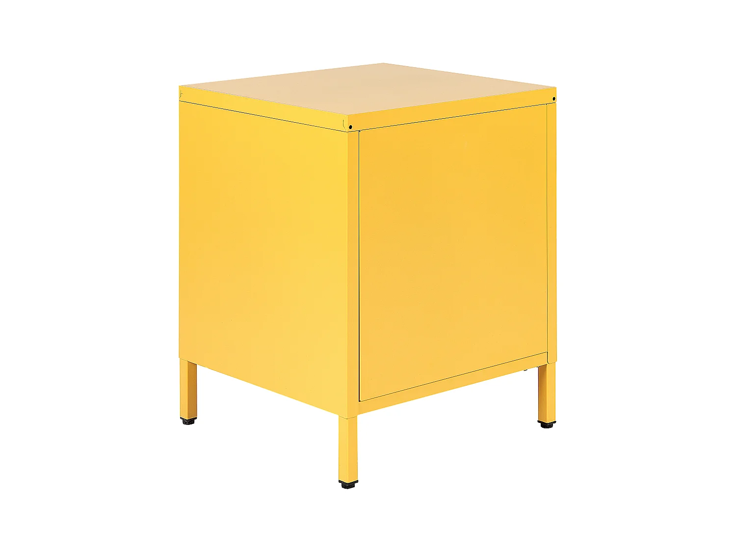 Nachtkastje met 2 lades MALAVI Metaal Geel