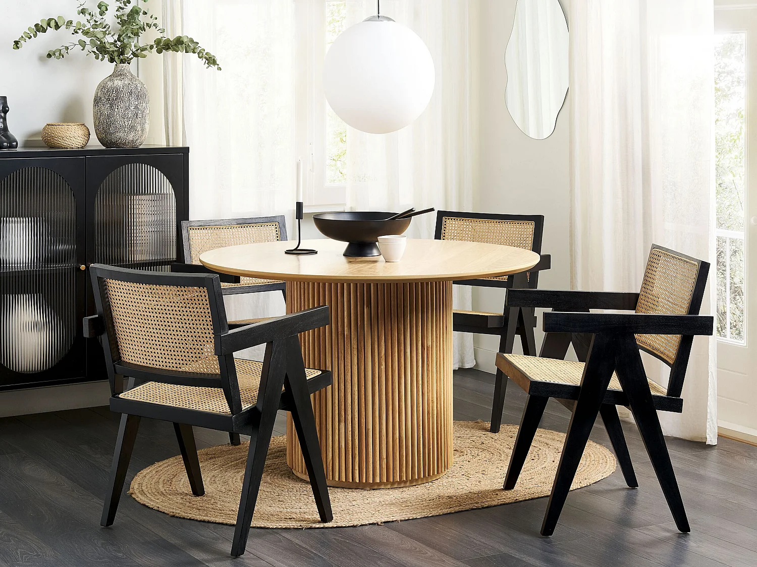 Table de repas VISTALLA Marron clair 120 cm 120 cm