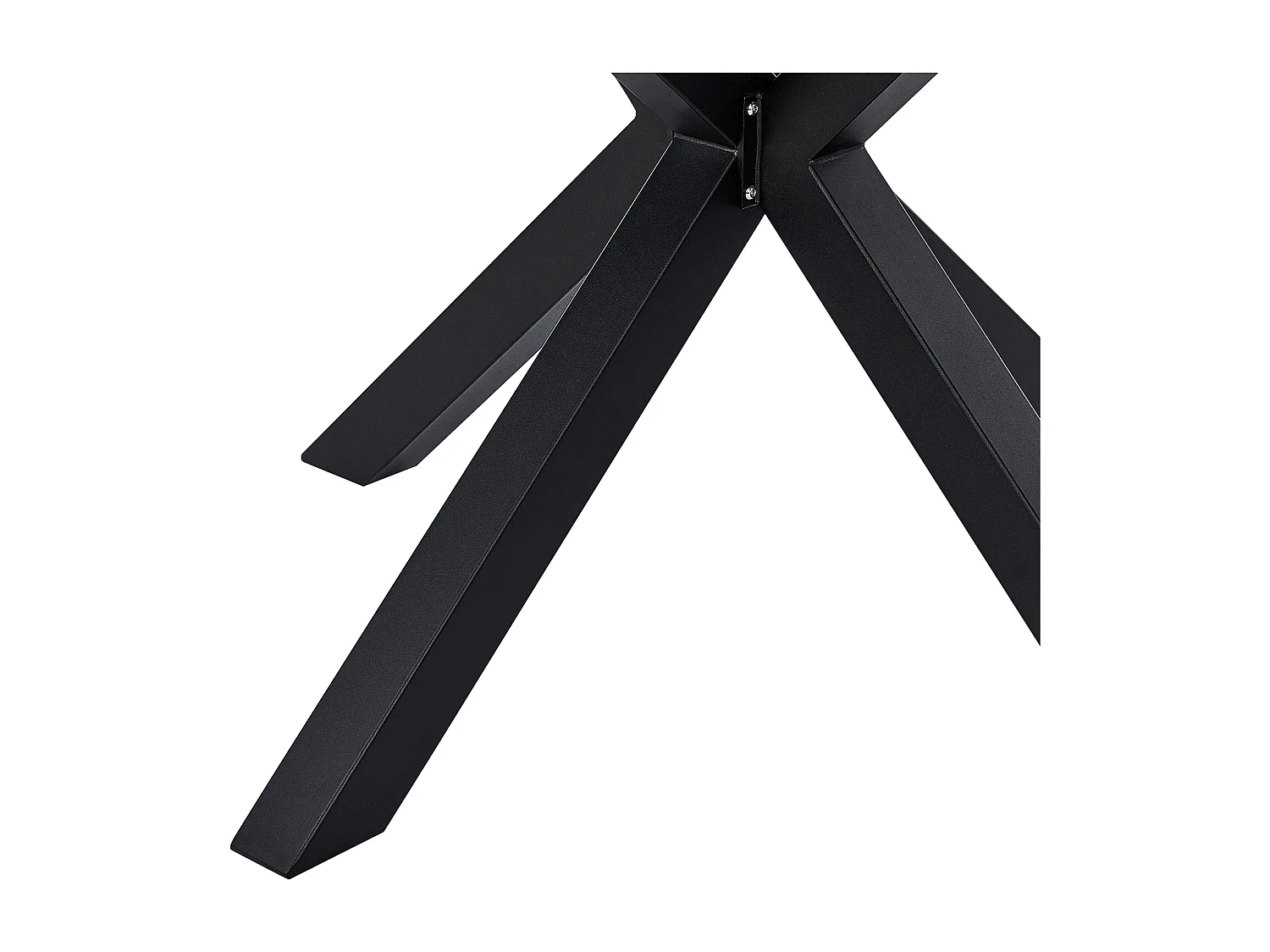 Tavolo da pranzo da giardino MALETTO 120 cm 120 cm Vetro Nero