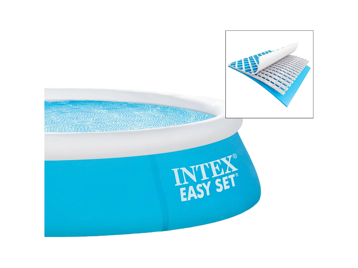 Intex piscina familiar para niños hinchable autoportante redonda jardín Intex