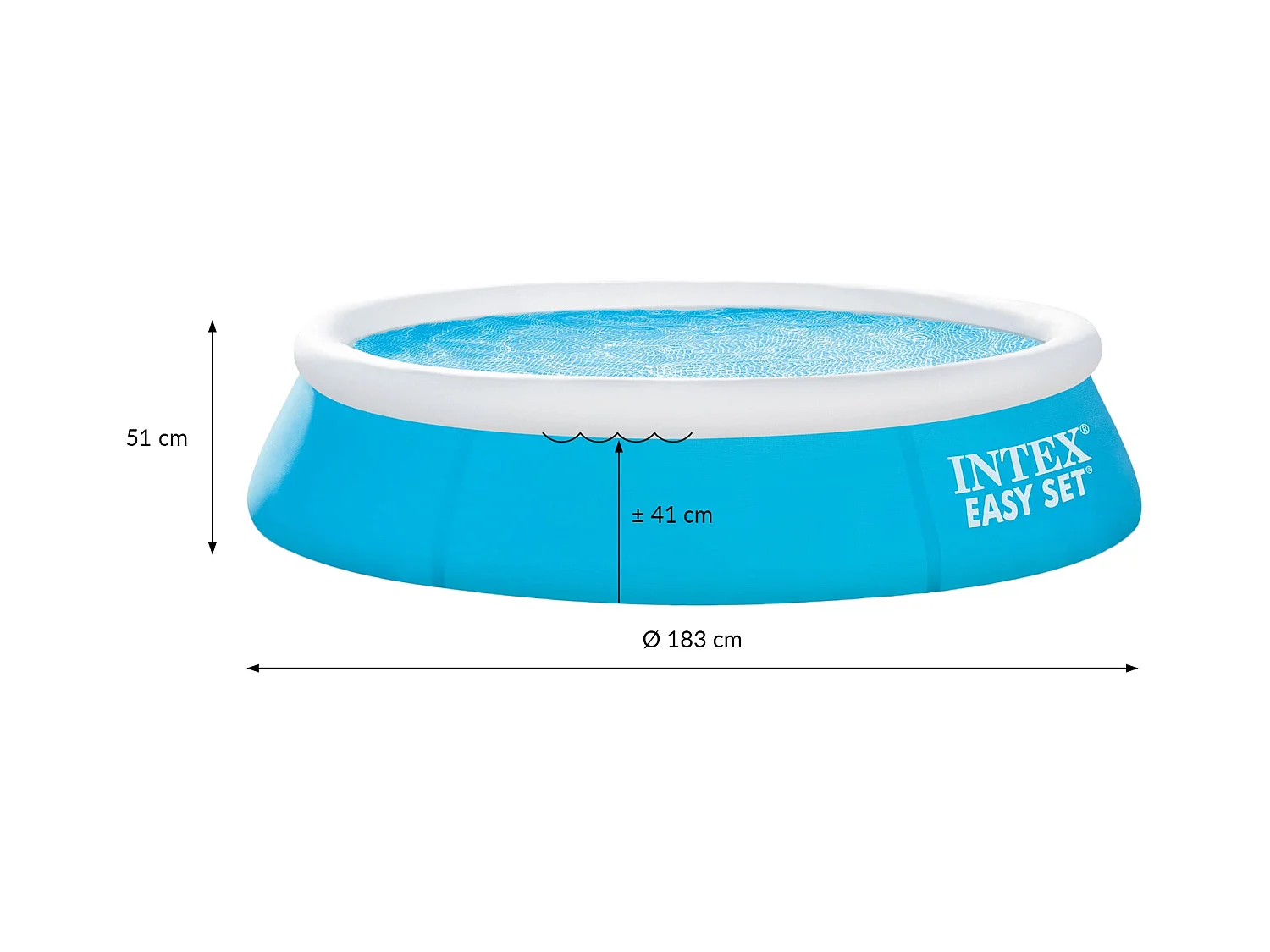 Intex piscina familiar para niños hinchable autoportante redonda jardín Intex