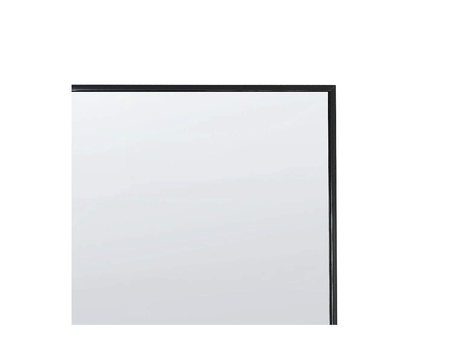 Staande spiegel BEAUVAIS 156 cm Metaal Zwart