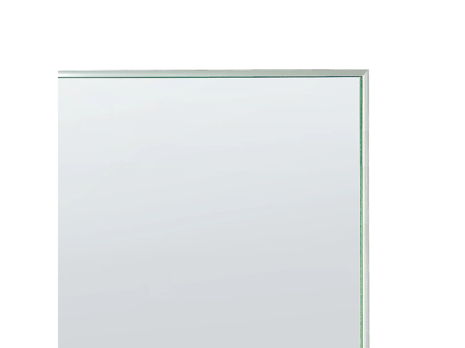 Standspiegel silber mit Rahmen 50 x 156 cm Ganzkörperspiegel Modern Beauvais