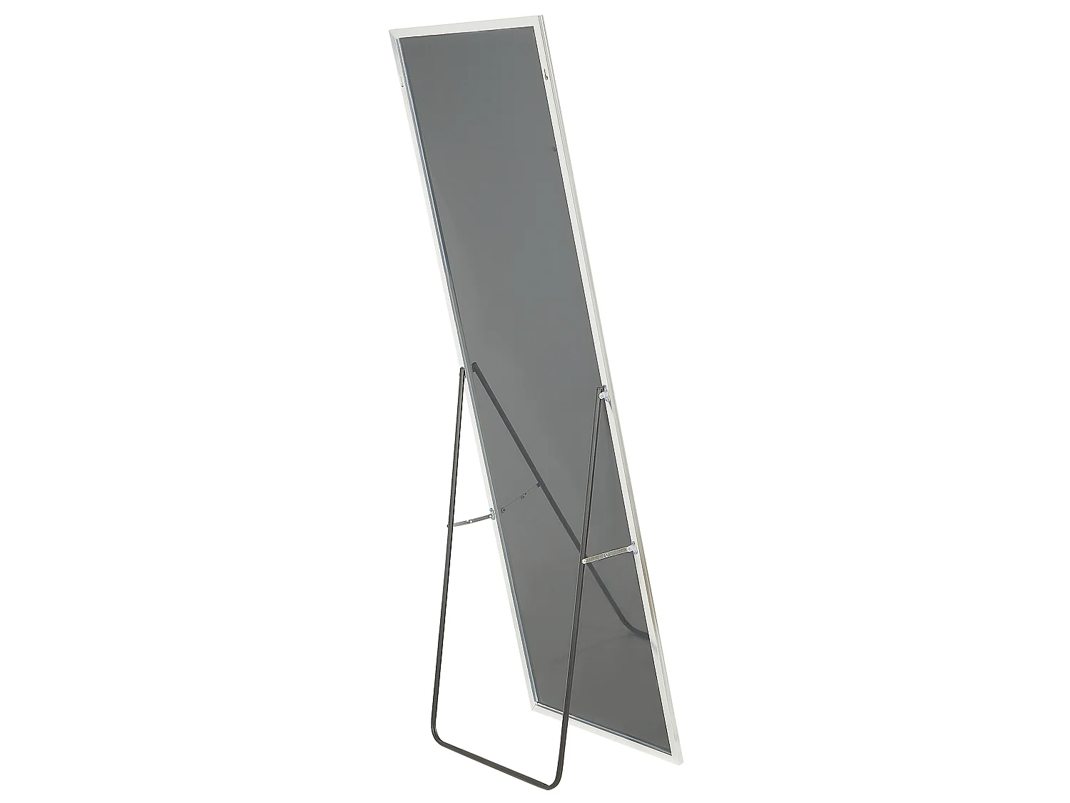 Standing Mirror BEAUVAIS 156 cm Metal Silver