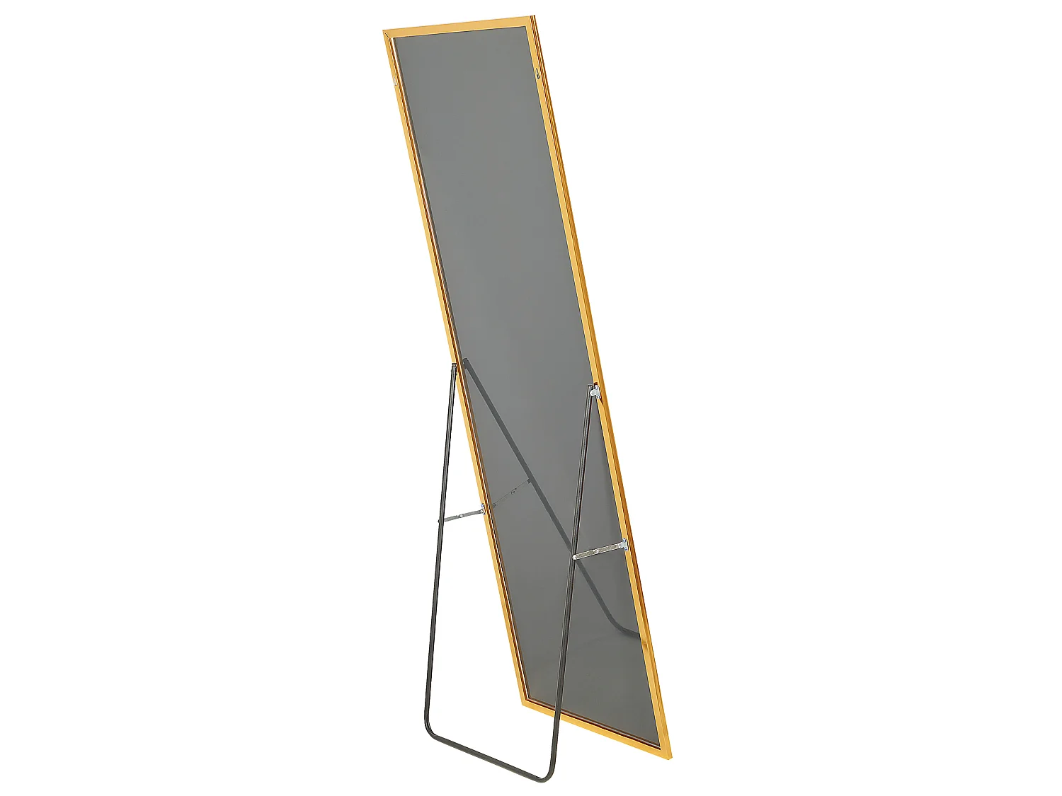 Miroir sur pied BEAUVAIS 156 cm Métal Doré