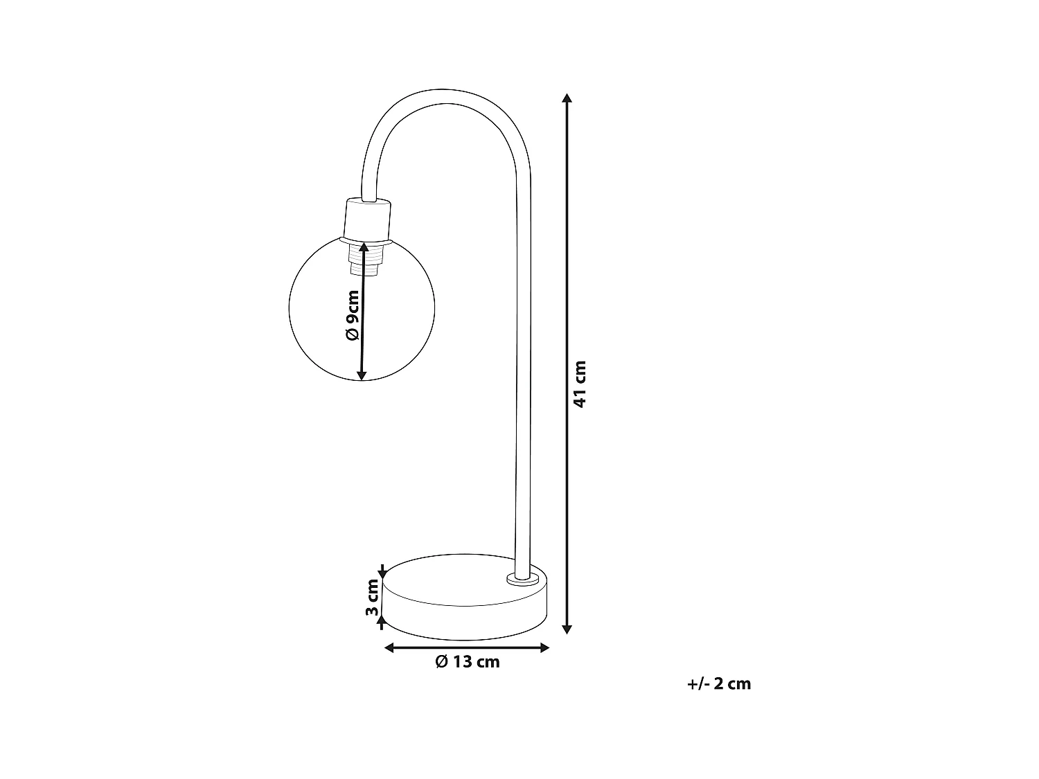 Tafellamp RAMIS Metaal Goud