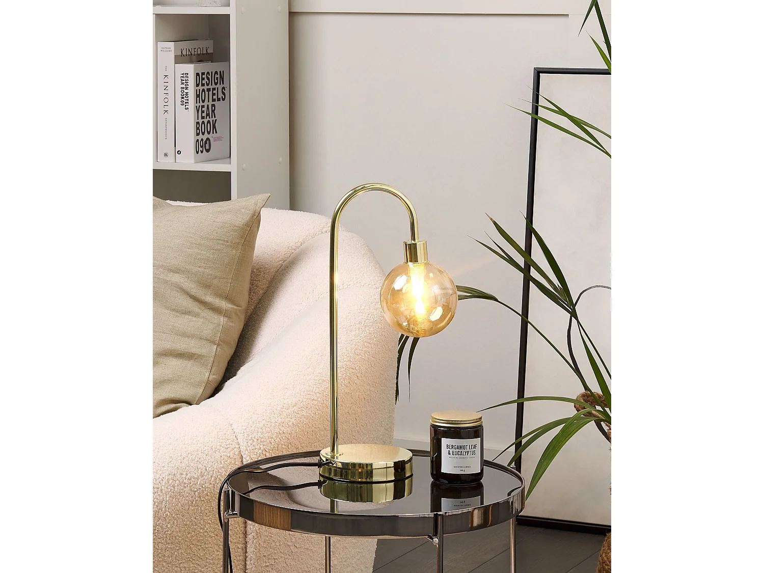 Lampe à poser RAMIS Métal Doré