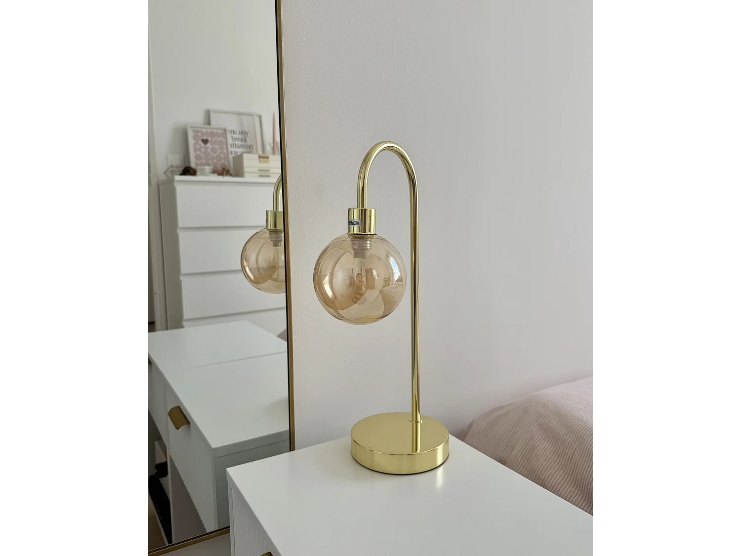 Lampe à poser RAMIS Métal Doré
