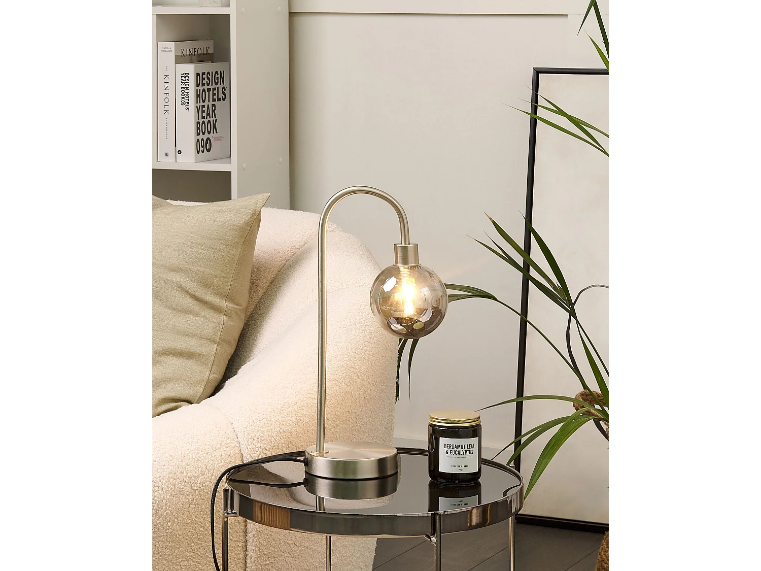 Lampe à poser RAMIS Métal Argenté